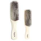 Giorgio GIO1IVY - GIO2IVY Ivory Gentle Touch Detangler Hair Brush for Men Women and Kids. Soft Bristles for Sensitive Scalp. Wet and Dry for all Hair Types. Scalp Massager Brush
