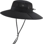 Home Prefer UPF50+ Mens Sun Hat Wide Brim Fishing Hat Foldable Large Brim UV - Image 2
