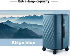 Trunk Luggage 22 Inch, Small Checked Luggage - Image 2