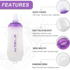 200ml/350ml/500ml Collapsible Soft Flask, BPA Free Folding Soft Water Bottle - Image 3