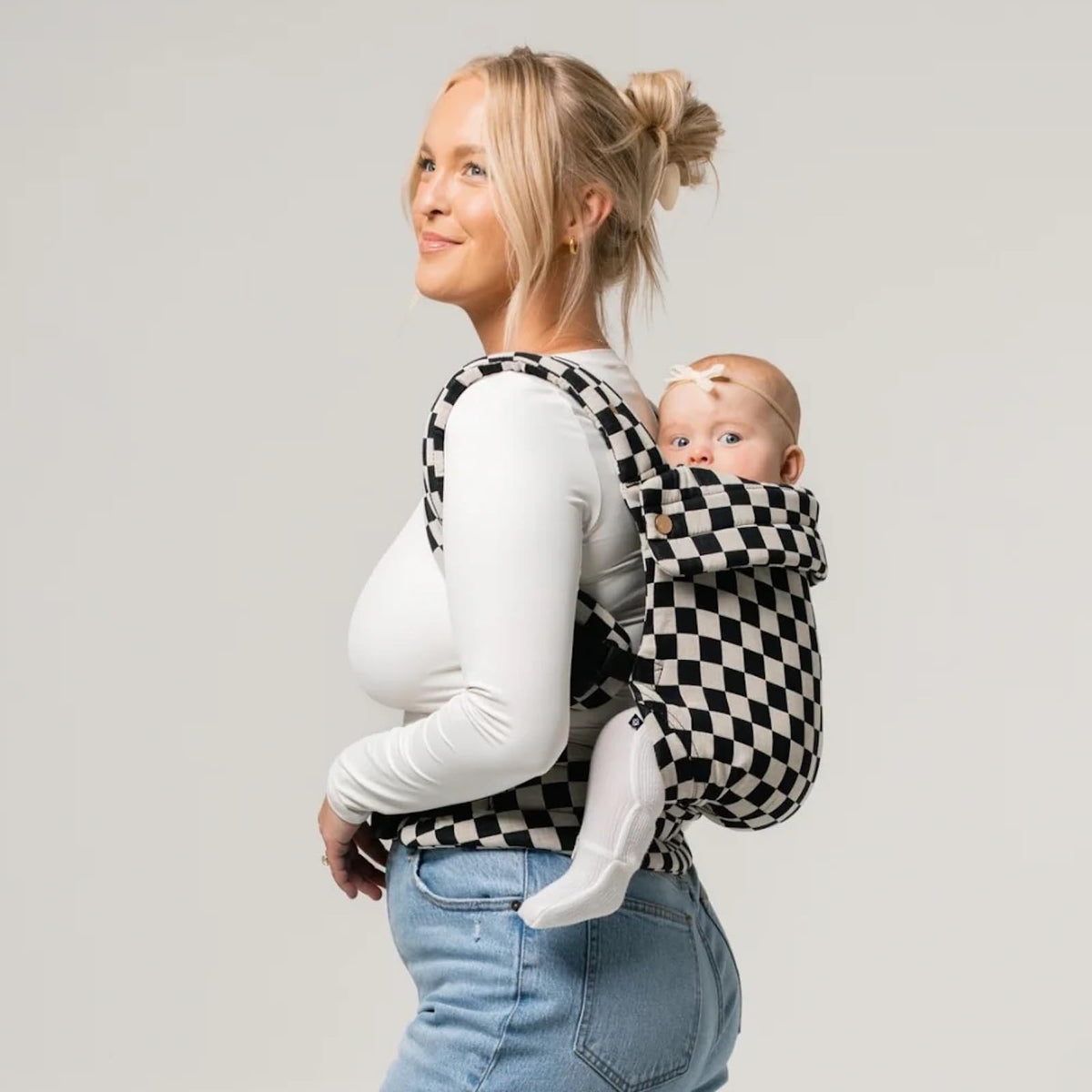 Monarch Ergonomic Baby Carrier (Ebony Check)