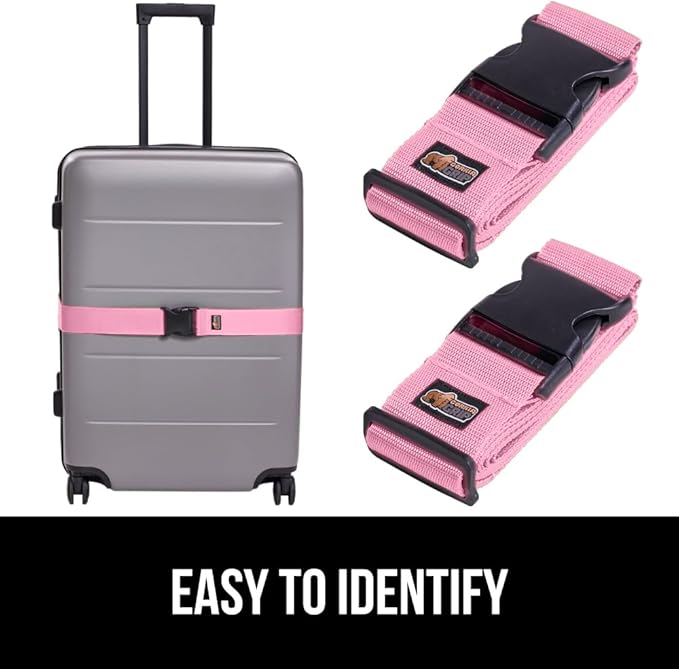 GORILLA GRIP Heavy Duty 8 Pack Adjustable Luggage Straps - Image 4