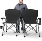 Oversized Camping Chair for Adults Heavy Duty, Heavy Duty Lawn Chair by Unknown