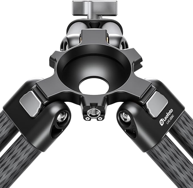 Leofoto LVC-253C+BV-20 Video Tripod, Twin Leg, Integrated Bowl, Leveling Base - Image 7