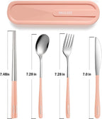 Travel cutlery set, 18/8 stainless steel cutlery, Reusable utensils set - Image 6