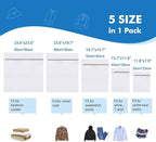 5Pcs Laundry Bags Mesh Wash Bags, Delicate Laundry Bags - Image 6