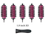 LIGICKY Blowout Brush Set with 1.9’’ Detachable Barrels Round Brushes Hair Styling Tool, 1 Handle 5 Barrels, Small