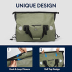 Haimont Waterproof Duffel Bag Roll-top Dry Duffel Bag - Image 8