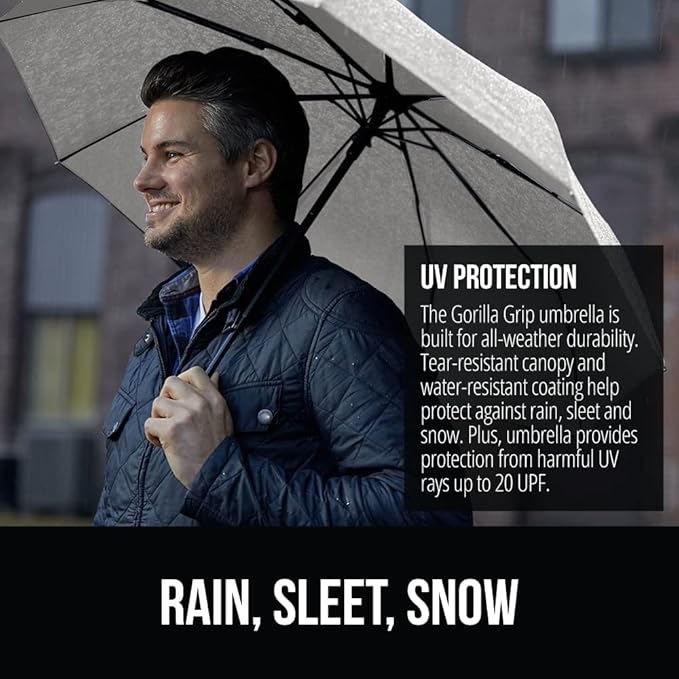 GORILLA GRIP Strong Stick Umbrella - Image 3