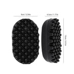 Rubber Curling Hair Brush : Twist King Sponge for Afro Hair, Ideal Durable Washable Sponges Curls Tool (Dense Tooth)