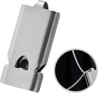 Whistle Emergency Whistles Keychain Rape Whistle Stainless Steel High Decibel by binboll