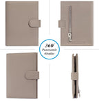 Passport Holder for Travel Women RFID Blocking Genuine Leather Passport Wallet - Image 6