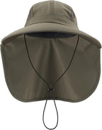 Home Prefer UPF 50+ Sun Hats for Men Women Wide Brim Fishing Hat - Image 2