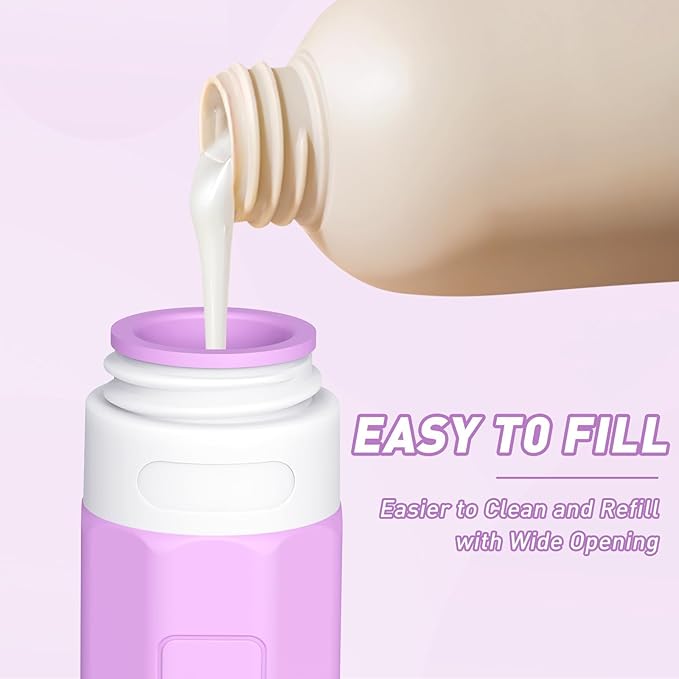 Redfly Travel Bottles for Toiletries, 3oz Tsa Approved Travel Size Containers - Image 2
