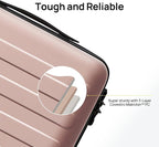 Carry on Luggage 22 X 14 X 9 Airline Approved, 20 Inch Luggage - Image 5