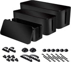 Chouky Cable Organizer Box Set of Three, Power Cover Cord Holder Surge Protector by Chouky