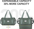 Travel Duffel Bag, Sports Tote Gym Bag, Shoulder Weekender Overnight Bag - Image 5