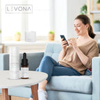 Levona Scent Essential Oil for Diffuser: Home Luxury Scents Fragrance Oil - Aroma Oil for Humidifiers - Hotel & Office Diffuser Oils - Essential Oils for Diffusers for Home - 10 Ml - Sea Water