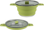 Restaurantware-Hi Tek 2.5 Liter Collapsible Camping Pot, 1 Portable Cook Pot - by Restaurantware