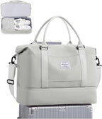 Travel Duffel Bag, Sports Tote Gym Bag, Shoulder Weekender Overnight Bag by WONHOX