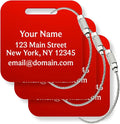 Custom Metal Luggage Tags by Legit3D