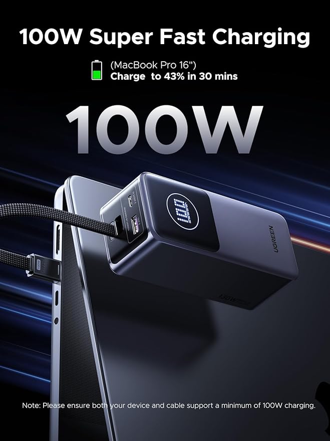 UGREEN Nexode Power Bank 20000mAh 130W - Image 3