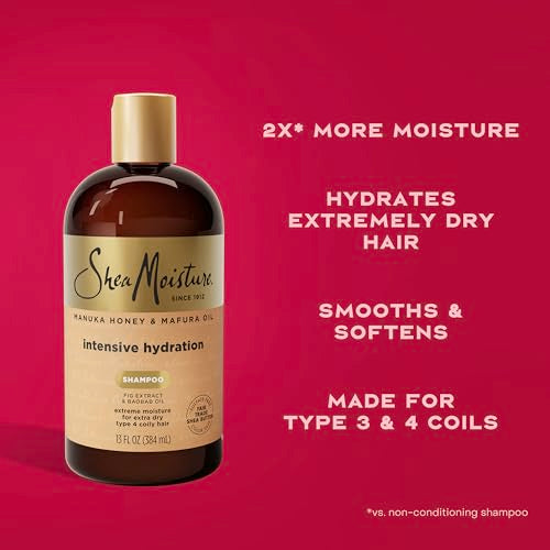 Intensive Hydration Shampoo for Dry (Manuka Honey & Mafura / 13 Fl Oz (Pack of 1))