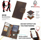 CONTACTS Full Grain Leather Family Passport Holder - Image 2