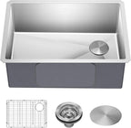Kraus KHU110-27 Standart PRO 27-inch 16 Gauge Undermount Single Bowl Set - Image 4