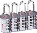Forge 4-Digit Combination Lock, TSA Approved Locks by Forge