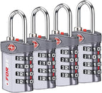 Forge 4-Digit Combination Lock, TSA Approved Locks by Forge