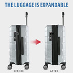 KROSER Hardside Expandable Carry On Luggage - Image 5