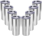 DOMICARE 20oz Tumbler with Lid Stainless Steel Tumblers Bulk, Double Wall by VisittheDOMICARE