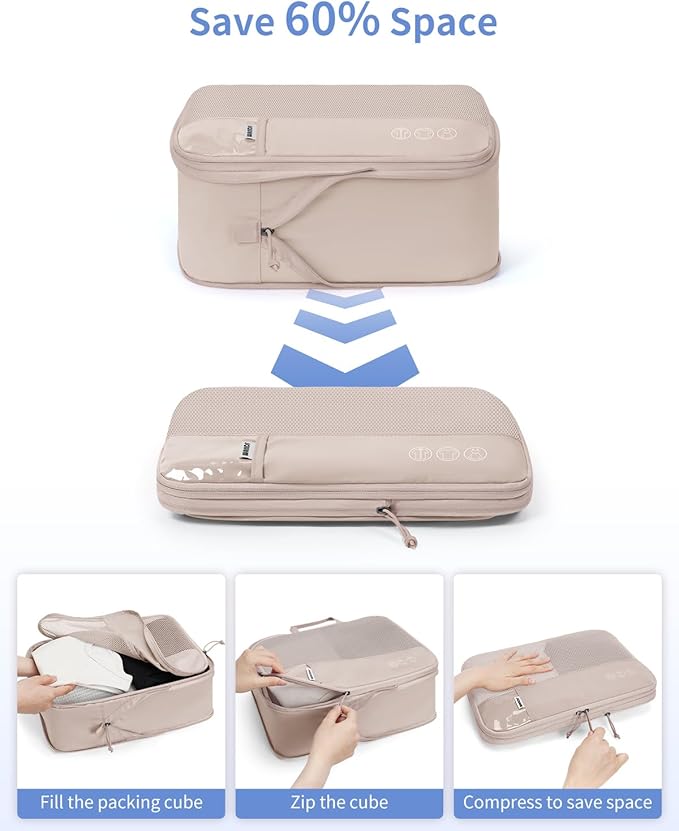 WANDF 7 Set Compression Packing Cubes - Image 5