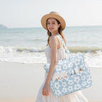 Beach Pool Bags Tote for Women Ladies Large Gym Tote Carry On Bag - Image 2