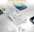 TESSAN Universal Travel Adapter 21W, International Plug Adaptor - Image 5