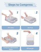 Narwey 6 Set Compression Packing Cubes - Image 5