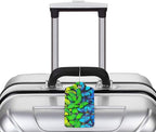 2Pcs Green Blue Butterfly Luggage Tags - Image 6