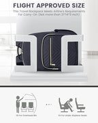 LOVEVOOK Laptop Backpack Purse for Women, Work Travel Computer Bags, College - Image 8