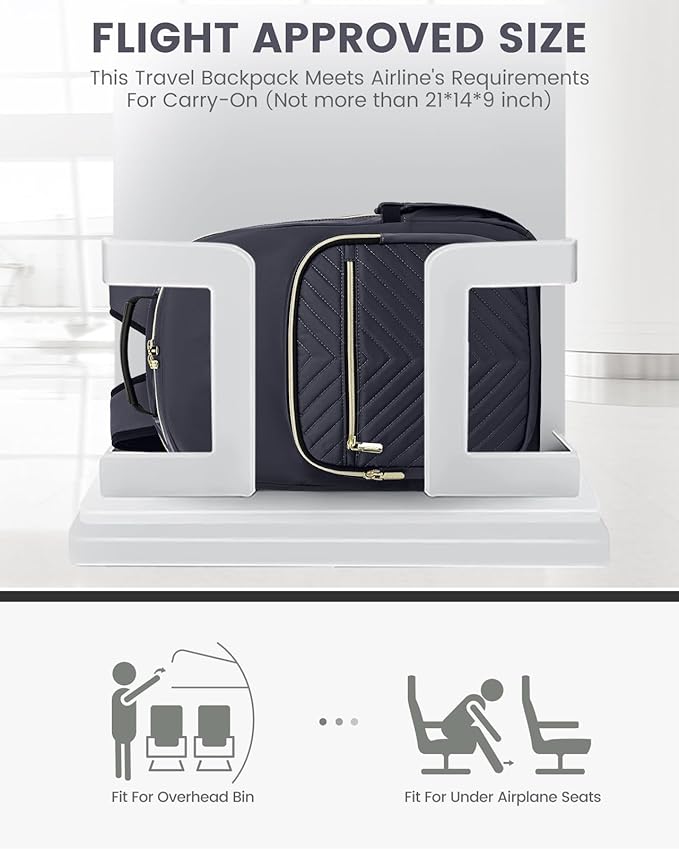 LOVEVOOK Laptop Backpack Purse for Women, Work Travel Computer Bags, College - Image 8