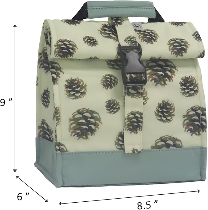 SUNNY BIRD Insulated Lunch Bag Rolltop Lunch Cooler Cute Lunch Box - Image 5
