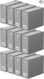 SpaceAid 12 Pack Bed Sheet Organizers and Storage, Foldable Sheet Organizer by SpaceAid