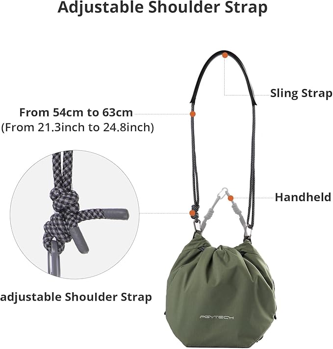 PGYTECH OneGo Drawstring Small Camera Bag, Soft Cute Camera Pouch Handbag - Image 7