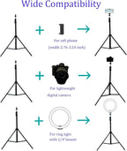 Up to 82.6 Inch Tall Tripod for Cell Phone and Lightweight Camera, Super Tall - Image 3