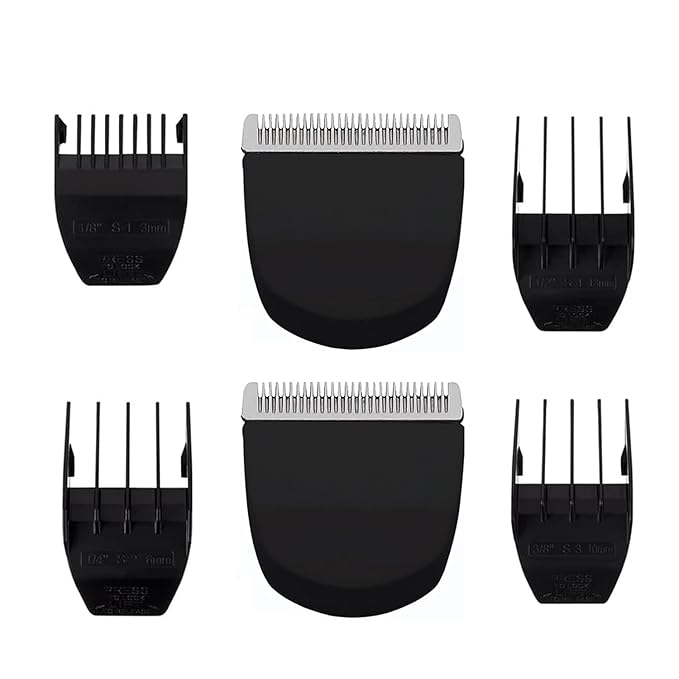 Professional Peanut Clipper/Trimmer Snap On Replacement Blades #2068-300 - Compatible with Wahl Peanut Hair Clipper/Trimmer, 2 Pack Black