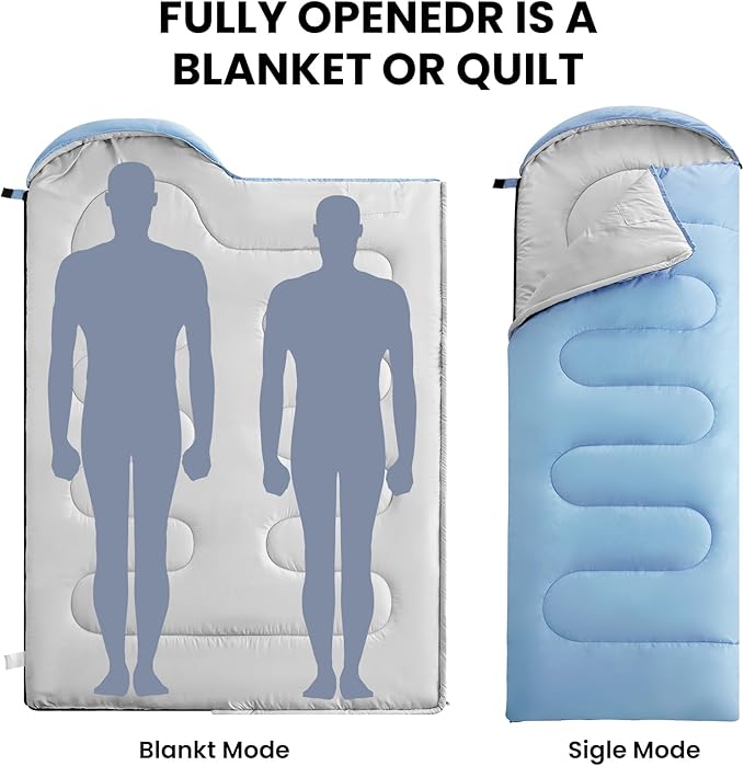 FARLAND Sleeping Bags 30℉ for Adults Teens Kids - Image 3