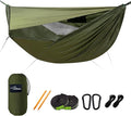 Camping Hammock with Mosquito Net and Sunshade, Backpacking Hammock with Ridge by TravelBird