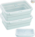 Extra Large Collapsible Silicone Food Storage Containers by CUISITOOL