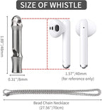 Emergency Whistle, Titanium Whistle EDC Safety Whistle - Image 2
