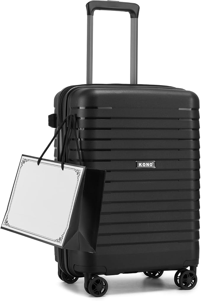 Kono 20 Inch Expandable Carry On Luggage - Image 9